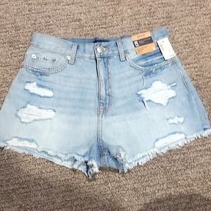 Aeropostale distressed shorts. Size 8 high rise